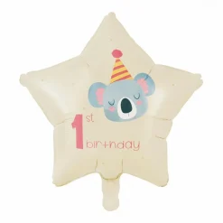 1 Års Koala Stjerne Folieballon