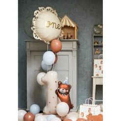 1 års 'One' Rund Folieballon