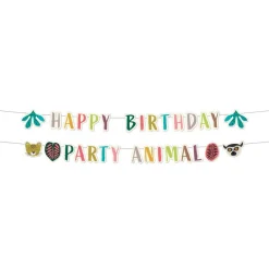 Zoo Party Happy Birthday Guirlande